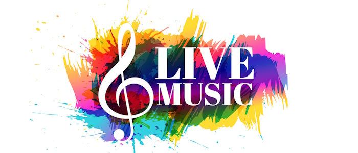 abstract live music poster design